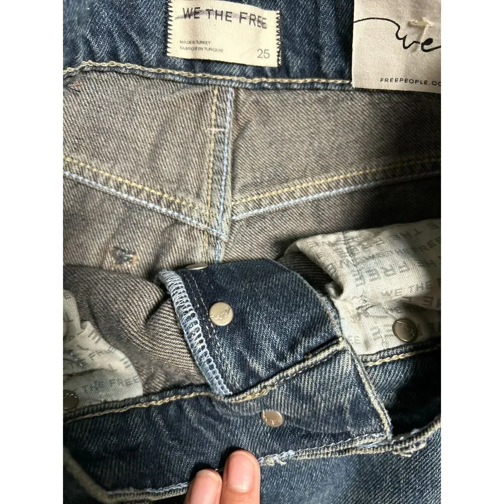 Free‎ People We The Free Cora Slouchy Jeans 25 NWOT